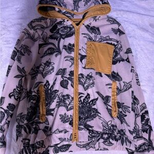 Tribal Kids Floral Jacket with Tan Details